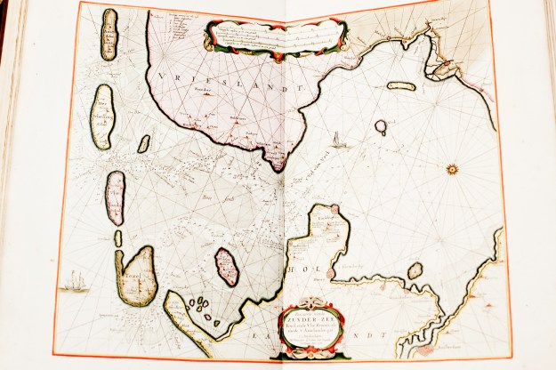 Pieter Goos 1676 de Zee-Atlas ofte Water-Wereld Zuyder-zee