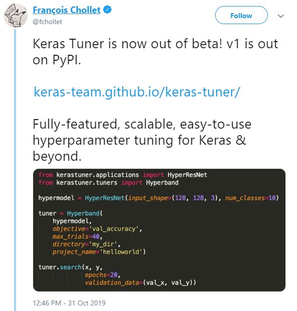 KerasTuner